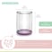 Melii Double-Walled Bear Cup 2 Pack &ndash; Reusable Plastic Drinking Cup (Pink + Purple 2 Pack)
