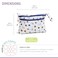 Melii Waterproof Wet &amp; Dry Bag With Handle - Two Zippered Sections For Wet And Dry Items - Ideal For Diapers, Swimsuits, Toiletries, And Travel Accessories