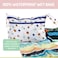 Melii Waterproof Wet &amp; Dry Bag With Handle - Two Zippered Sections For Wet And Dry Items - Ideal For Diapers, Swimsuits, Toiletries, And Travel Accessories