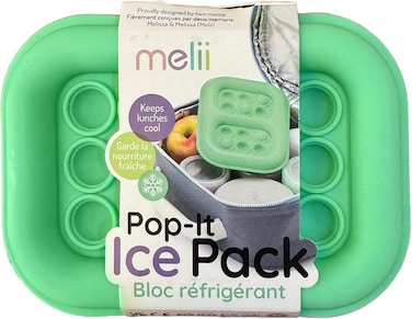 Melii Silicone Pop-It Ice Pack Green