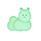 Melii Divided Silicone Suction Plate - 100% Silicone, For Baby + Toddlers &ndash; BPA Free, Dishwasher &amp; Microwave Safe - Caterpillar