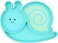 Melii Divided Silicone Suction Plate - 100% Silicone, For Baby + Toddlers &ndash; BPA Free, Dishwasher &amp; Microwave Safe - Snail