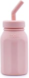 Melii Silicone Water Bottle With Straw For Babies, Toddlers &amp; Kids, BPA Free, Pink