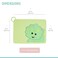 Melii 100% Food Grade Silicone Placemat With Raised Edge For Babies, Toddler And Kids - Comes With Integrated Loop To Keep Placemat Folded Inside Bags - Perfect For On The Go