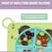 Melii 100% Food Grade Silicone Placemat With Raised Edge For Babies, Toddler And Kids - Comes With Integrated Loop To Keep Placemat Folded Inside Bags - Perfect For On The Go