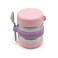 Melii Stainless Steel Food Jar, 10.1Oz, Double Walled, Vacuum Insulated, Integrated Fork, Airtight &amp; Leakproof, Dishwasher Safe