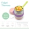Melii Stainless Steel Food Jar, 10.1Oz, Double Walled, Vacuum Insulated, Integrated Fork, Airtight &amp; Leakproof, Dishwasher Safe