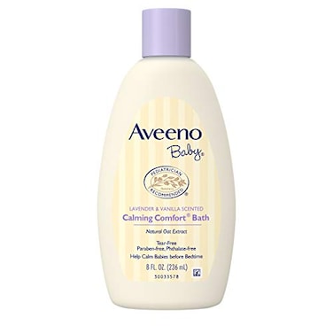 Aveeno Baby Calming Comfort Bath Lavender And Vanilla - 8 Fl Oz