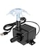 Mini Submersible Water Pump, Quiet USB Fountain Pump, Electric Brushless Fountain Pump, Powerful Water Pumps for Aquarium Fish Tank, Pond, Fountain, Hydroponics (USB Mini Pump)