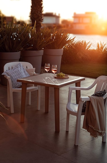 Tramontina Since 1911, Made In Brazil Sancho Suede Polypropylene Table