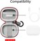 RLSOCO Hard Case for Apple Airpods Pro 2/Pro &amp; Airpods 3/2/1 Wireless Earbuds   Travel Organzier Case Cover Shockproof, Dustproof, Water-Resistant Storage Pouch with Carabiners