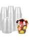 FUFU 7 oz Clear Plastic Cups with Lids &ndash; (50 Sets) Parfait Cups with Dome Lids, Plastic Fruit Cups with Lids, PET Disposable Party Cups for Dessert/Pudding/Ice Cream/Cupcake/Snack, No leaking (7oz)