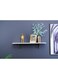 Home Leyton Wooden Wall Shelf 122x23cm-White