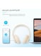 By Anker Q20i Hybrid Active Noise Cancelling Headphones, Wireless Over-Ear Bluetooth, 40H Long ANC Playtime, Hi-Res Audio, Big Bass, Customize Via An App, Transparency Mode, Ideal For Travel White White