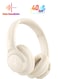 By Anker Q20i Hybrid Active Noise Cancelling Headphones, Wireless Over-Ear Bluetooth, 40H Long ANC Playtime, Hi-Res Audio, Big Bass, Customize Via An App, Transparency Mode, Ideal For Travel White White