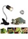 Tortoise Heat Lamp, 50W Clamp-on Reptile Heat Bulb, 360&deg; Adjustable Aquarium UVA/UVB Heating Light, E27 Clamp-on Pet Heating Emitter for Reptiles, Amphibians, Lizards, Turtle, Snakes (with 50W Bulb)