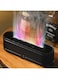 BoodLo 260ml Aromatherapy Fireplace Flame Diffuser Humidifiers for Bedroom Home, Diffuser Essential Oils Cool Mist Timed Shutdown, Ultra-Quiet Portable Air Humidifier with Night Light (Black)