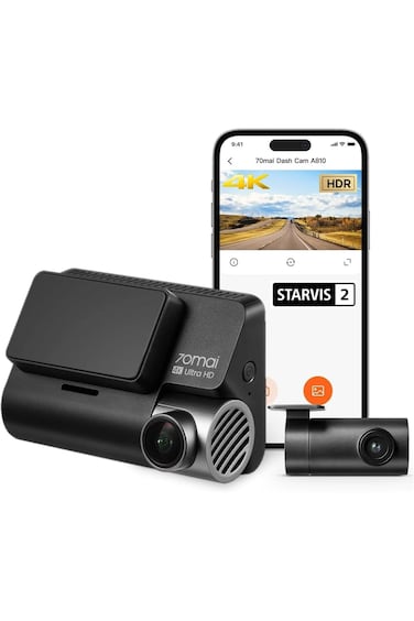 70mai 4K Dash Cam A810-2 set