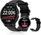 PEJE Smart Watches For Men,1.39" Display,Prayer Alerts,Arabic Support,Bluetooth Calls,IP68 Waterproof,Spo2/Hr/Sleep Tracking,123+ Sports Modes,7-Day Battery (230mah),Ios/Android.(Black)
