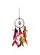Rabarikaa Round Dream Catcher With Ganesh ji in Middle  Handmade Mandala Hangings for Positivity For Wall Hanging Decoration Ornament Craft Gift, Multicolor
