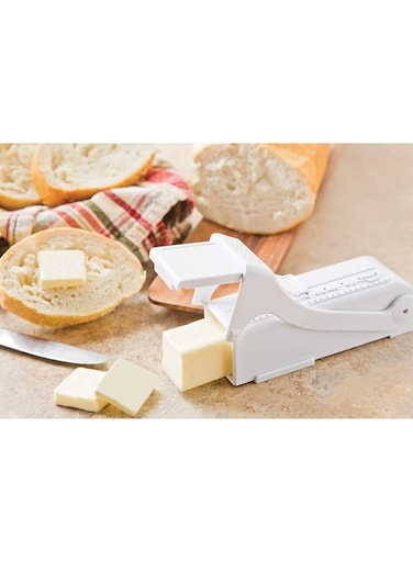 Slicer Cutter with Adjustable Thickness &acirc;&euro;&ldquo; Easy-Slice Butter Cutter &amp; Portion Control Tool for Bread, Toast &amp; Cooking &acirc;&euro;&ldquo; Kitchen Butter Chopper