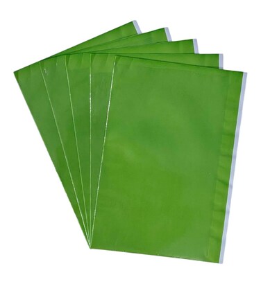 Generic Laminated Light Green Book CoverSchool Book Cover – WaterproofDurable Ready-to-Use Notebook Covers (20 Pcs, 35x48 cm