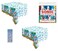 Unique Sonic Birthday Party Supplies Bundle includes 2 Plastic Table Covers 54" x 84" and 1 Dinosaur Sticker Sheet