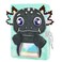 WERNNSAI Cute Axolotl Plush Kids Secret Diary for Boys with Lock and Key