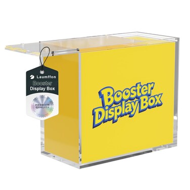 Laumffon PKMN Booster Box Case Acrylic Display Stackable