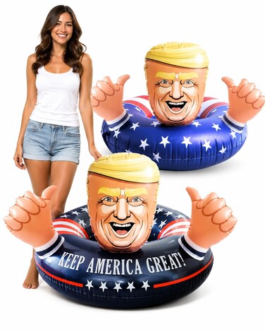 NINOSTAR Inflatable Pool Float American Pool Float for Summer Pool Party;