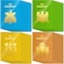 Lincia 48 Pcs Blank Fake Passport Notebook Coloring Book,Bright Color