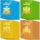 Lincia 48 Pcs Blank Fake Passport Notebook Coloring Book,Bright Color