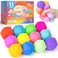 VISCOO 12 Pack Diamond Slow Rising Stress Balls, Stress Cube, Cube Squishy