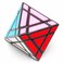 Cuberspeed 3x3 Octahedron Black Speed Cube stickerless Magic Cube Different Shapes Cube with Titles Puzzle