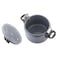 9L Granite Pressure Cooker, Induction Base, Heavy Duty Aluminium, Fast Cooking, Safety Lock Lid