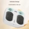 Electric Foot Massager with Heat, Dual Nodes, Portable Toe Relaxation Pain Relief Device