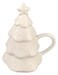 Smart painting cup with lid for Boys and Girls - DIY ceramic tree shape painting cup Ideal gift for Christmas and party favor.