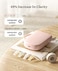 NIIMBOT Label Maker Bluetooth Mini Label Printer D11 Upgraded Version, Portable Label Maker with Tape Thermal Sticker Small Labeler, 300 DPI High Clearity Rechargeable, Pink