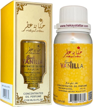 Hekayat Attar Smooth Vanilla 100ML Concentrated Perfume Oil