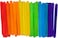 120 Pcs 4.5&rdquo; Colored Jumbo Wooden Craft Sticks, Rainbow Wooden Popsicle Sticks, Wide Lollipop Sticks, Treat Sticks Ice Pop Sticks fir Creative Designs or Kids Education, Home Art Projects