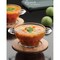 Soup Bowl, Set of 4 330ml - Glass Bowls Elegant Textured Glass Design   Glass Salad Bowls for Dessert, Ice Cream, Fruit, Cereal, Candy, Yogurt, Soup - Dishwasher Safe