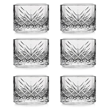 Glass Serving Bowls Set of 6 - Square Shape   Serving Bowls Kitchen,Pretty Serving Bowls for Dessert