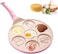 Pancake Pan With 7 Animal Designs for kids - Round Pancake Pan Nonstick Surface &amp; Comfortable Handle