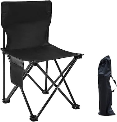 Portable Folding Camping Chair with Carry Bag for Adults, Folding Chair, Collapsible Anti-Slip Padded Oxford Cloth Stool for Beach Gardening
