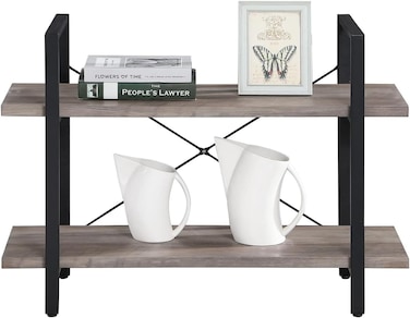 رف كتب منظم تخزين مكون من طبقتين، منظم أرفف قائم بذاته، حامل عرض نباتات، خزائن كتب للغرفة