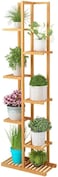 Plant Stand 6 Tier - Solid Wood Flower Rack Balcony Fleshy Simple Modern Living Room Indoor Outdoor Balcony