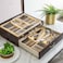 Cutlery Set With Leather Case - 18/10 Luxury Stainless Steel   84pcs Cutlery Set