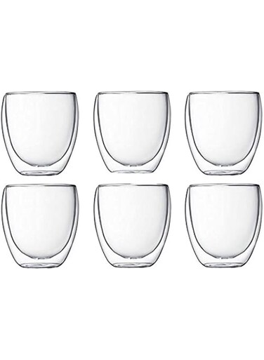 6pcs. Double Walled Glasses