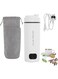 Portable Electric Kettle, 316 Stainless Steel Travel Electric Kettle, 475ml Travel Tea Kettle, 6 Variable Presets, Auto Shut-off, with Cup Bag And Brush, for Boiling Water Making Tea Coffee Milk