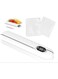 Azonee Vacuum Food Sealer, Food Packaging Machine 62 KPa Suction Power, Dry/Wet Mode, Automatic Sealing, White, with 10 vacuum sealer bags